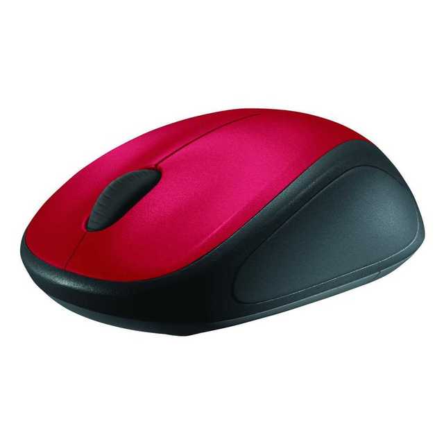 Беспроводная мышь Logitech M235 (Цвет: Red/Black)