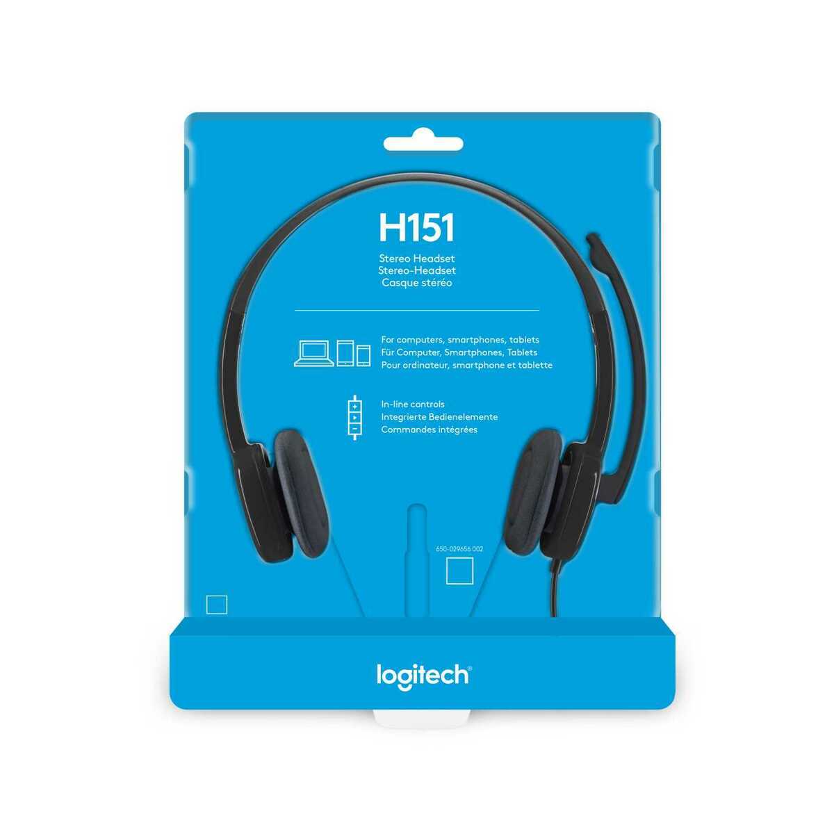 Компьютерная гарнитура Logitech H151 (Цвет: Black)