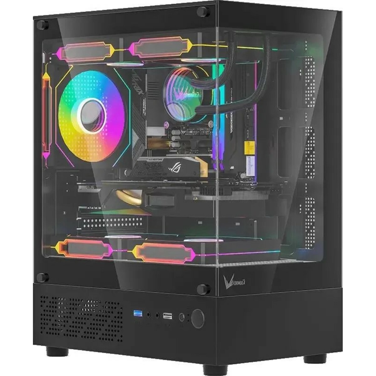 Корпус Formula Crystal Z1CM, черный 