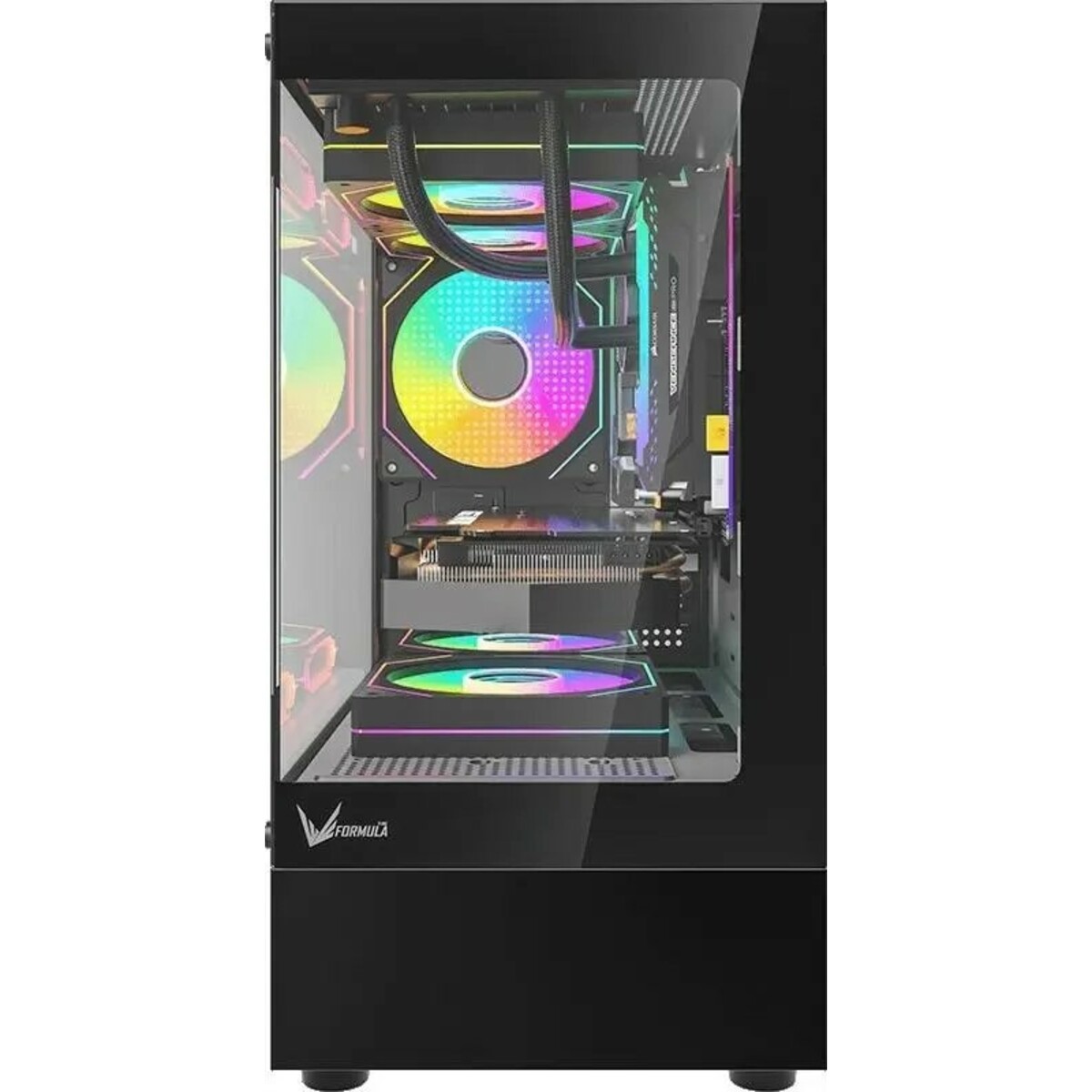 Корпус Formula Crystal Z1CM, черный 