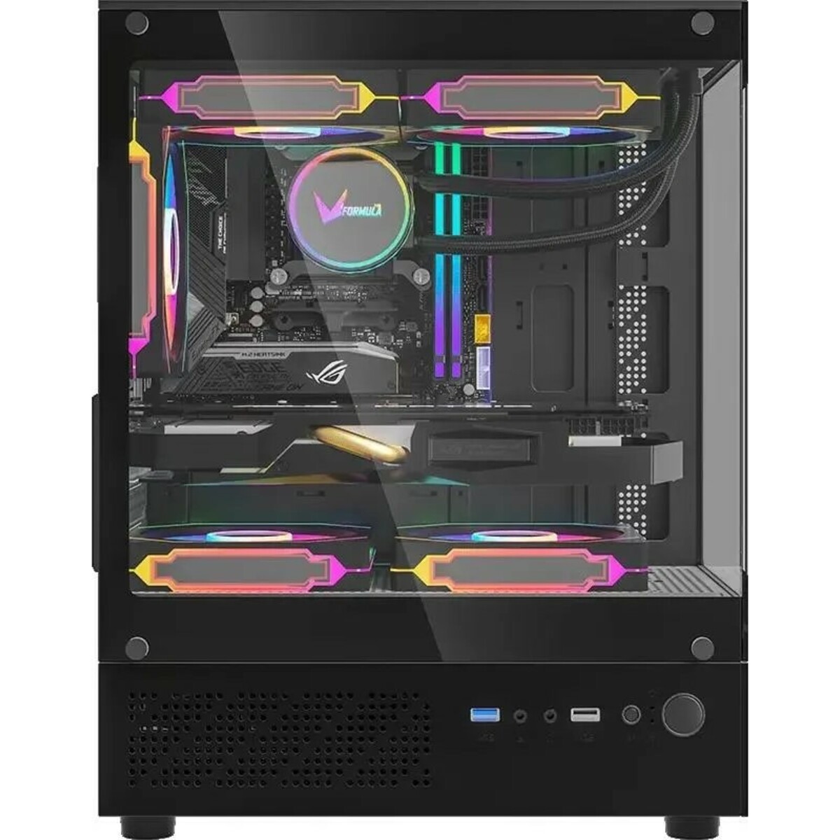 Корпус Formula Crystal Z1CM, черный 