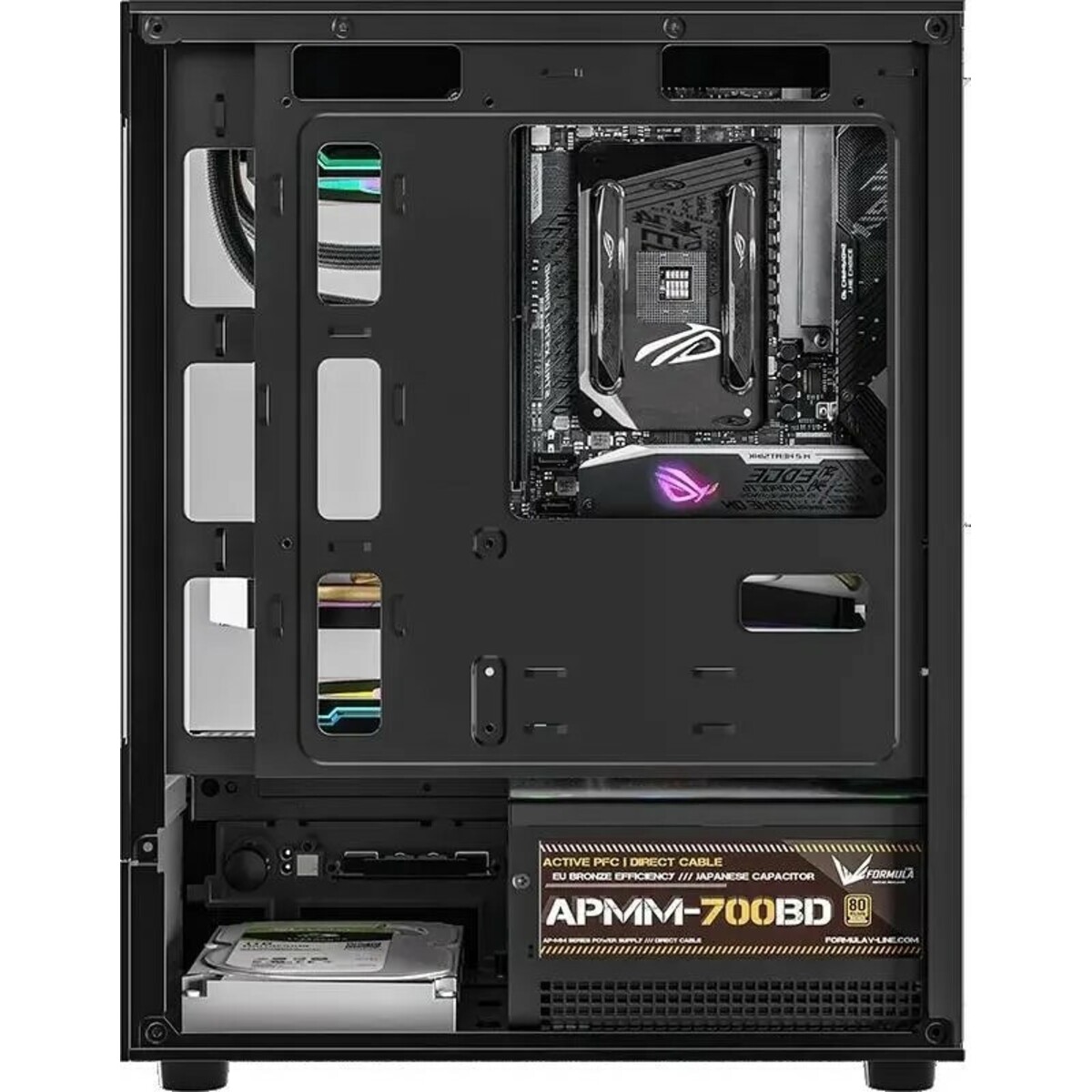 Корпус Formula Crystal Z1CM, черный 