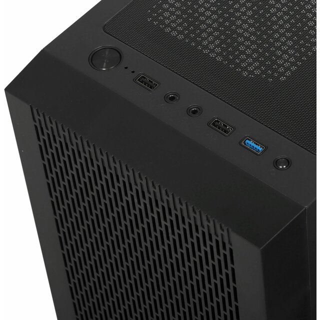Корпус PcCooler MA100 MESH BK, черный 