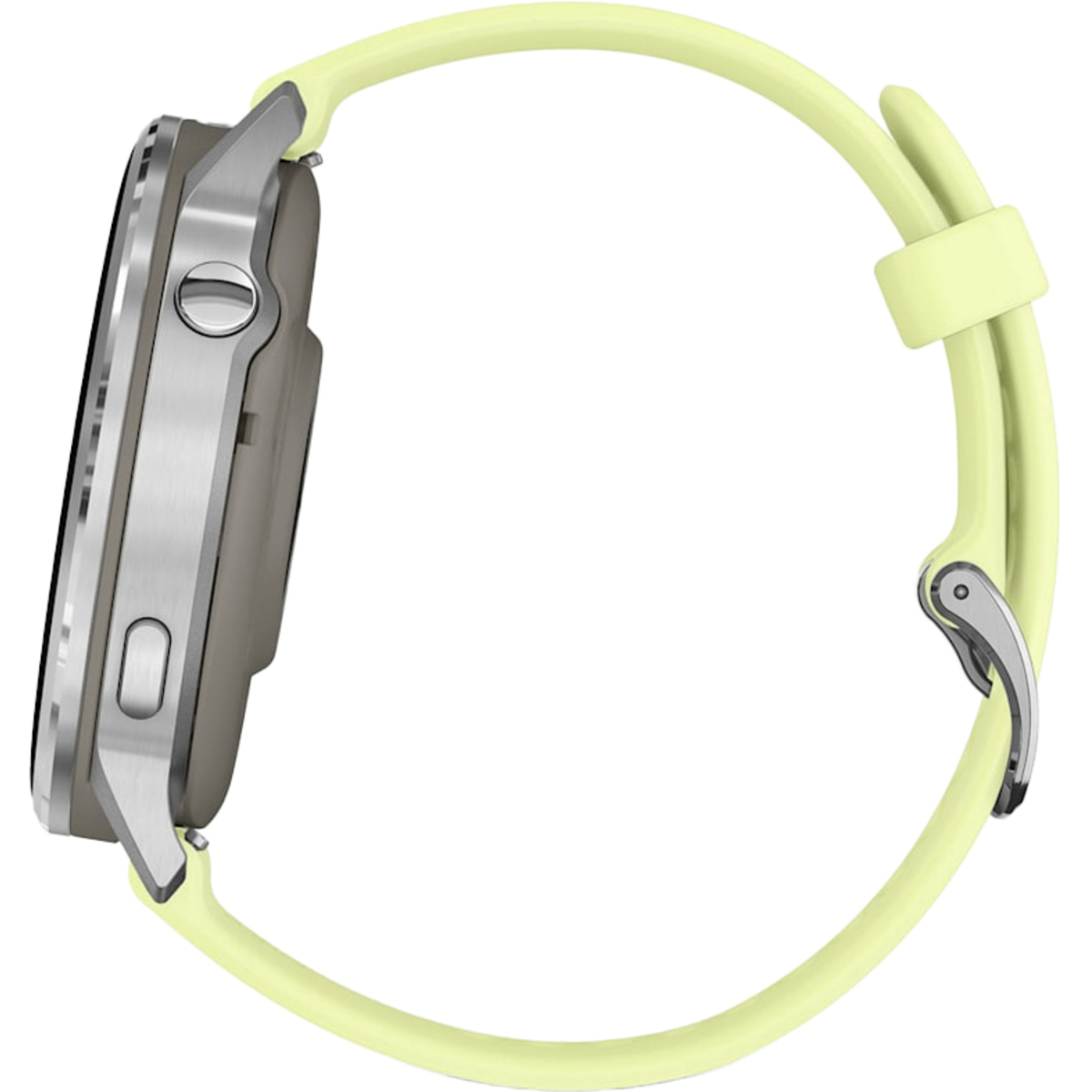 Умные Часы Garmin Venu 4 45mm (Цвет: Silver / Citron Silicone)