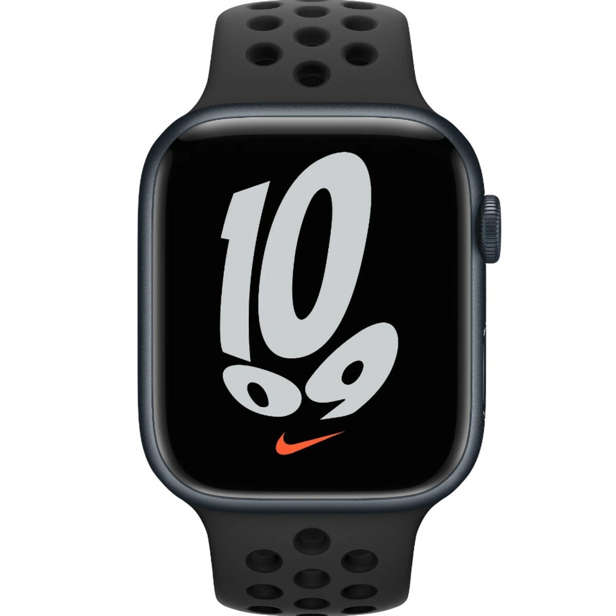 Умные часы Apple Watch Series 7 45mm Cellular Aluminum Case with Nike Sport Band (Цвет: Midnight / Anthracite / Black)
