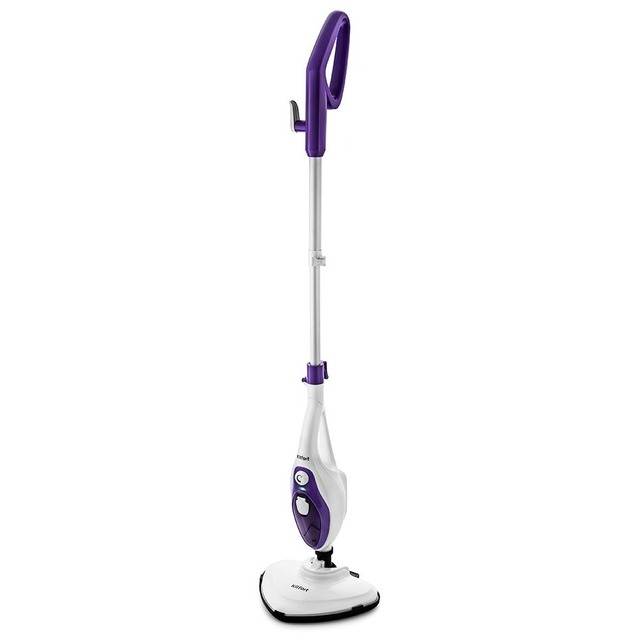 Швабра паровая Kitfort KT-1004-4 (Цвет: White / Purple)