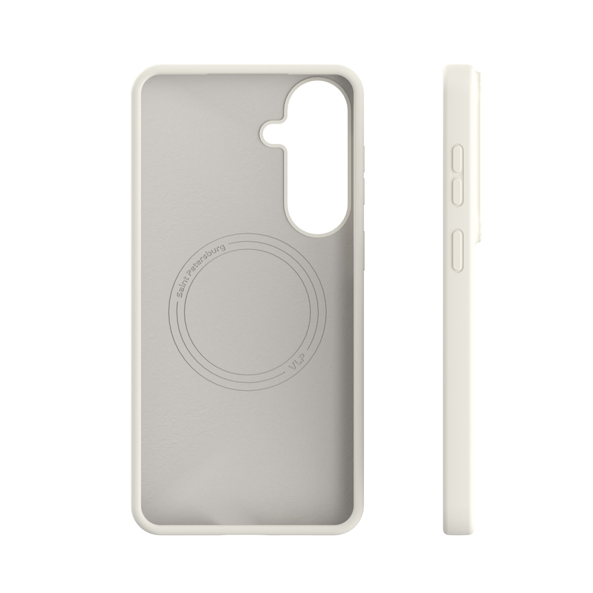 Чехол-накладка VLP Lite Mist Case with MagSafe для Samsung S26, белый