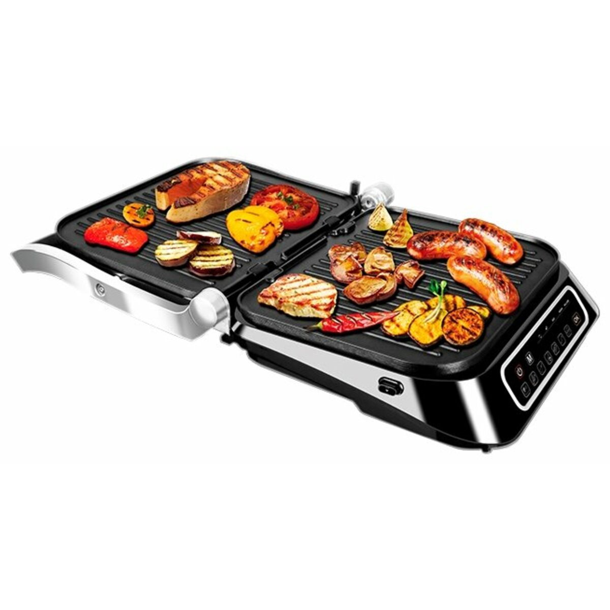 Гриль Redmond Steak&Bake RGM-M806P (Цвет: Black / Silver)