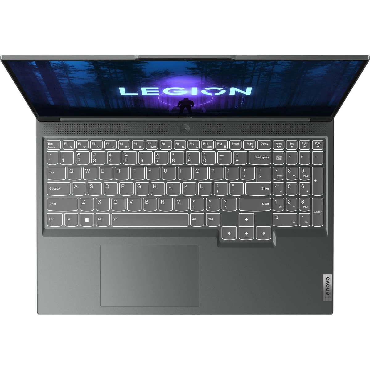 Ноутбук Lenovo Legion Slim 5 16IRH8 Core i5 13500H 16Gb SSD1Tb NVIDIA GeForce RTX4060 8Gb 16 IPS WQXGA (2560x1600) noOS grey WiFi BT Cam (82YA009PRK)