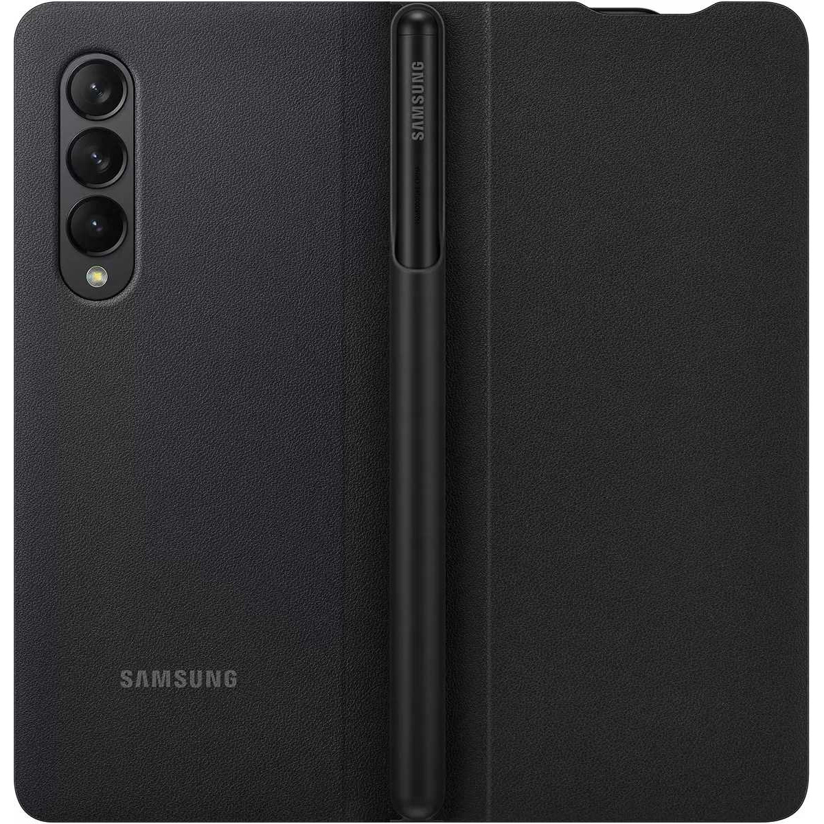 Чехол-книжка Samsung для смартфона Samsung Galaxy Z Fold3 Flip Cover with Pen (Цвет: Black)