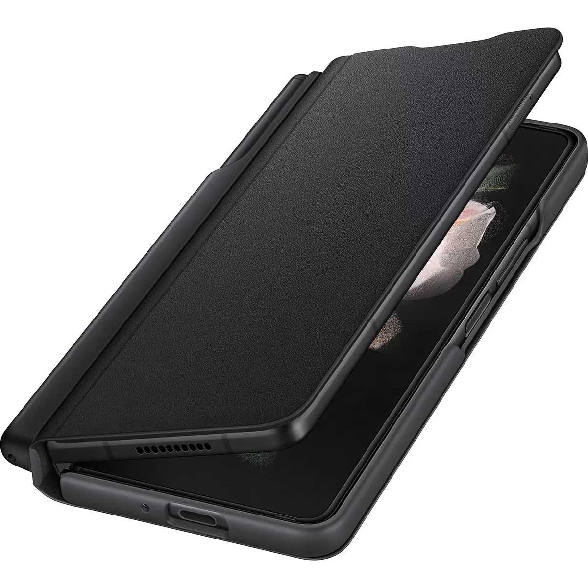 Чехол-книжка Samsung для смартфона Samsung Galaxy Z Fold3 Flip Cover with Pen (Цвет: Black)