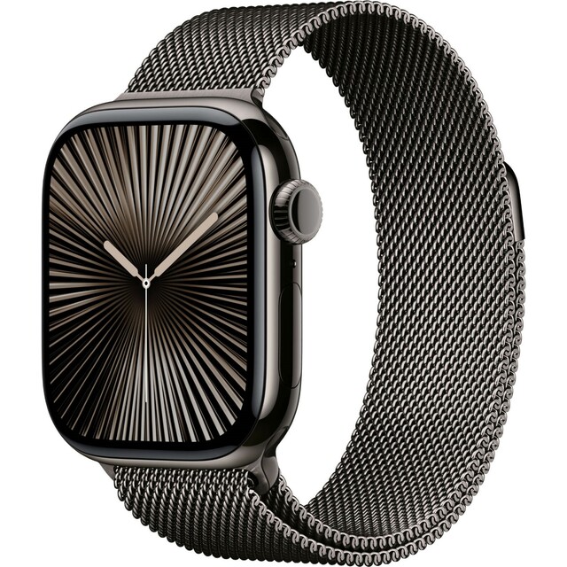 Умные часы Apple Watch Series 10 42mm Titanium Case with Milanese Loop (Цвет: Slate)