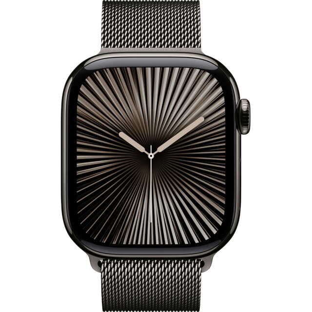 Умные часы Apple Watch Series 10 42mm Titanium Case with Milanese Loop (Цвет: Slate)