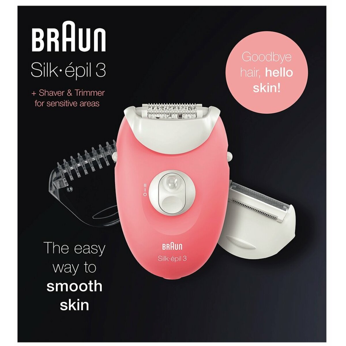 Эпилятор Braun SE 3440 (Цвет: Pink)