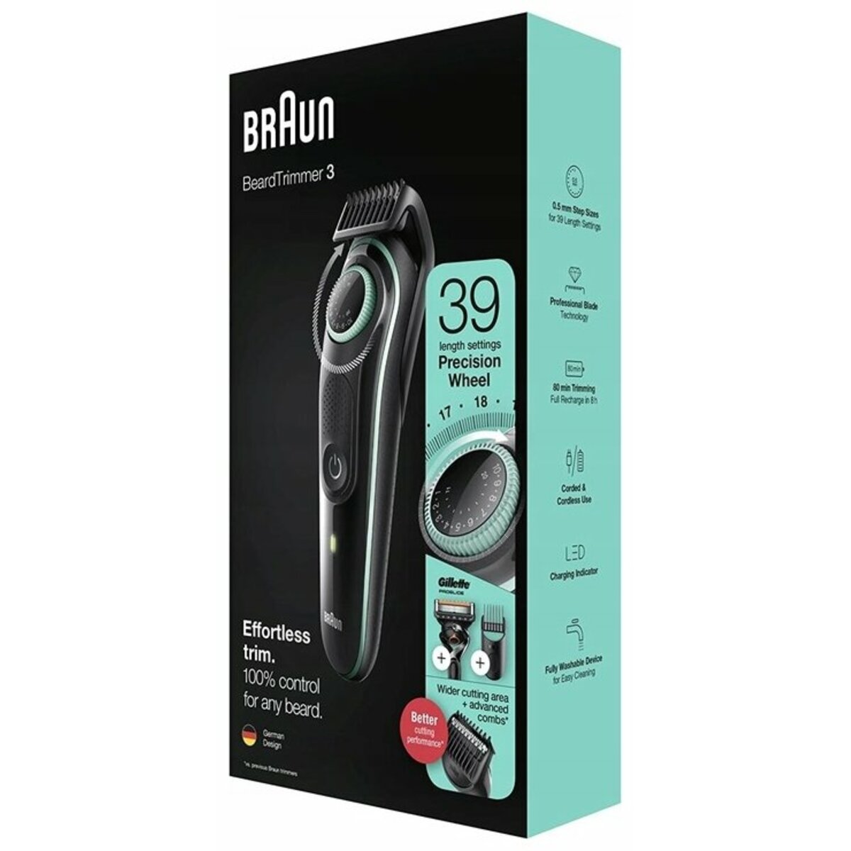 Триммер для волос Braun BT3341 (Цвет: Black)
