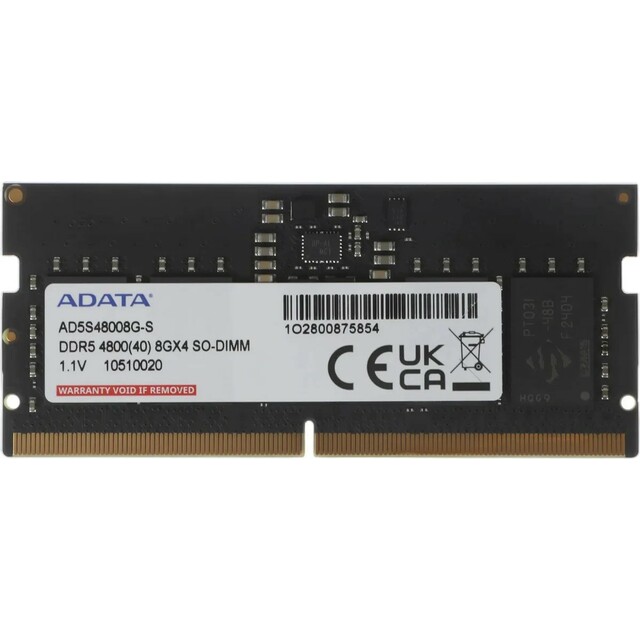Память DDR5 8Gb 4800Mhz AD5S48008G-S ADATA