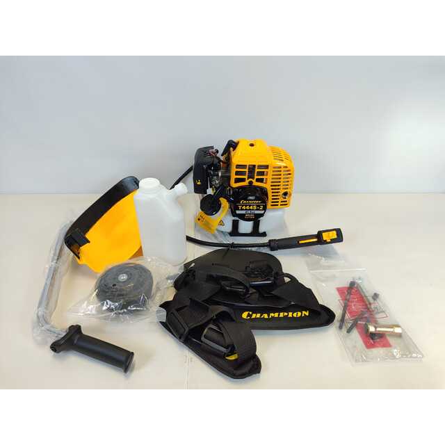 Триммер бензиновый Champion T444S-2 (2-коробки) (Цвет: Yellow / Black)