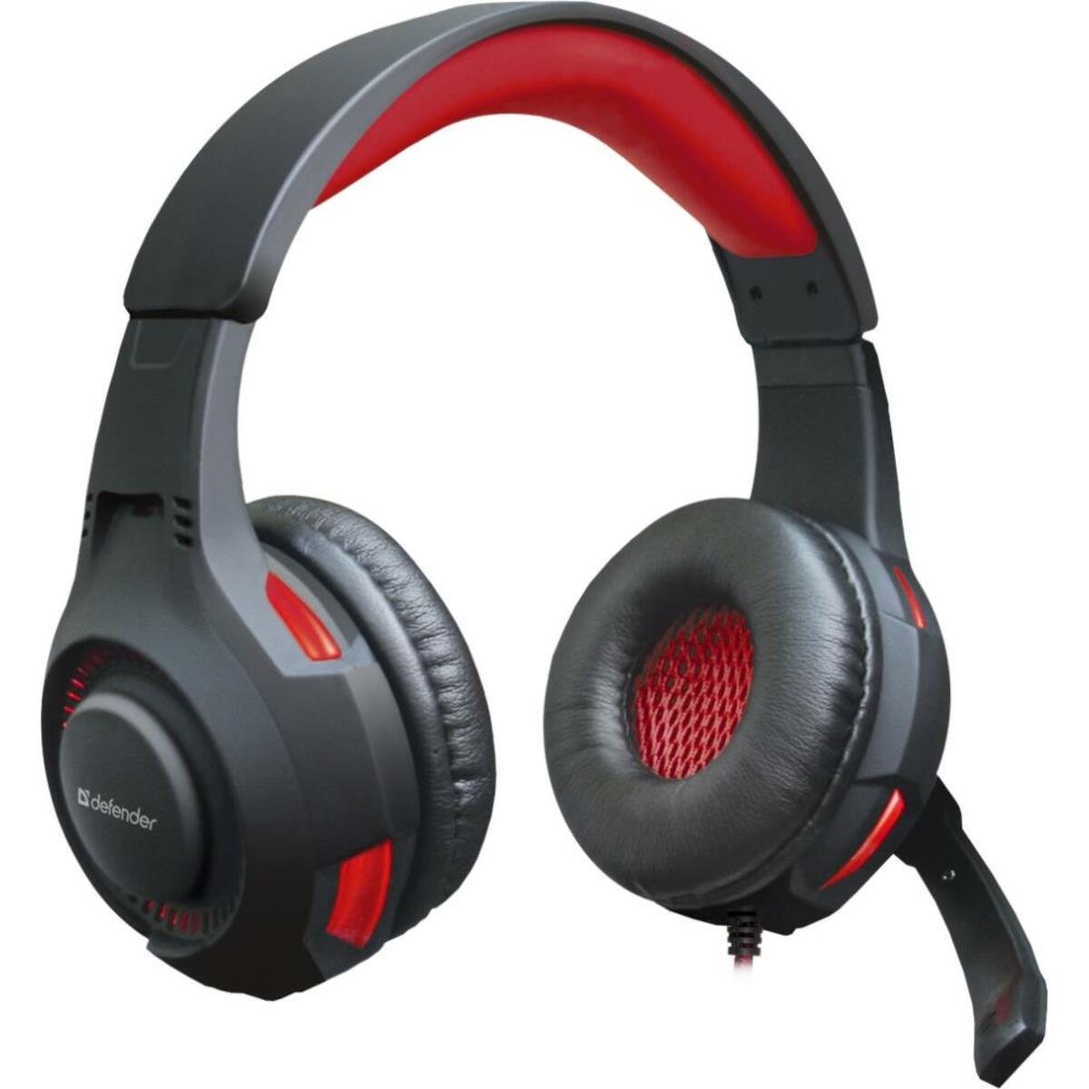 Компьютерная гарнитура Defender Warhead G-450 (Цвет: Black / Red)