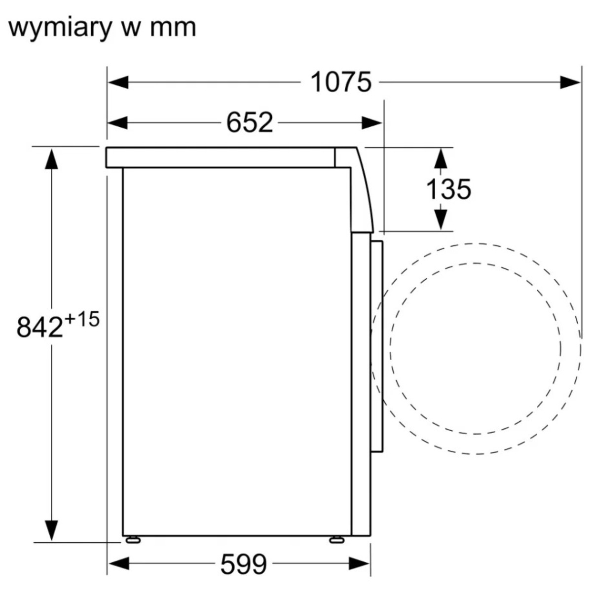 Сушильная машина Bosch WTH85V0EPL (Цвет: White)