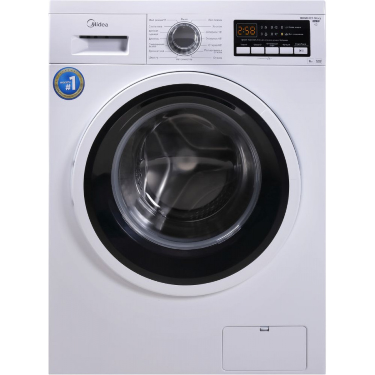 Стиральная машина Midea MWM6123 Glory (Цвет: White)