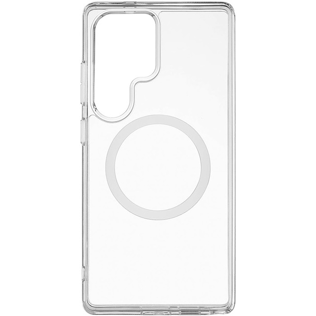 Чехол-накладка uBear Real Mag Case для смартфона Samsung Galaxy S25 Ultra (Цвет: Crystal Clear)