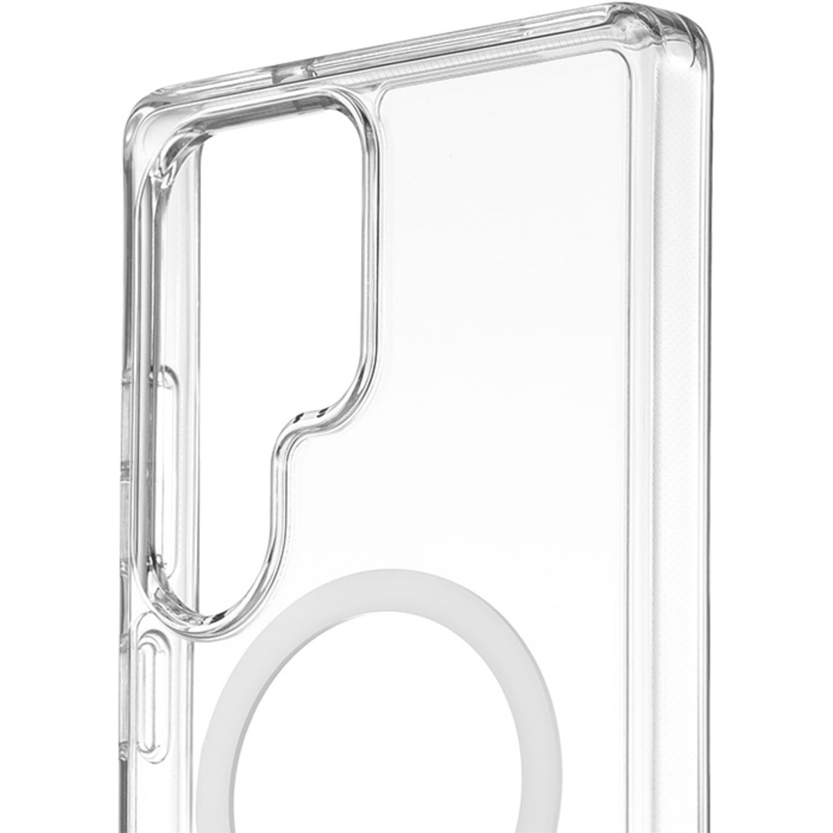 Чехол-накладка uBear Real Mag Case для смартфона Samsung Galaxy S25 Ultra (Цвет: Crystal Clear)