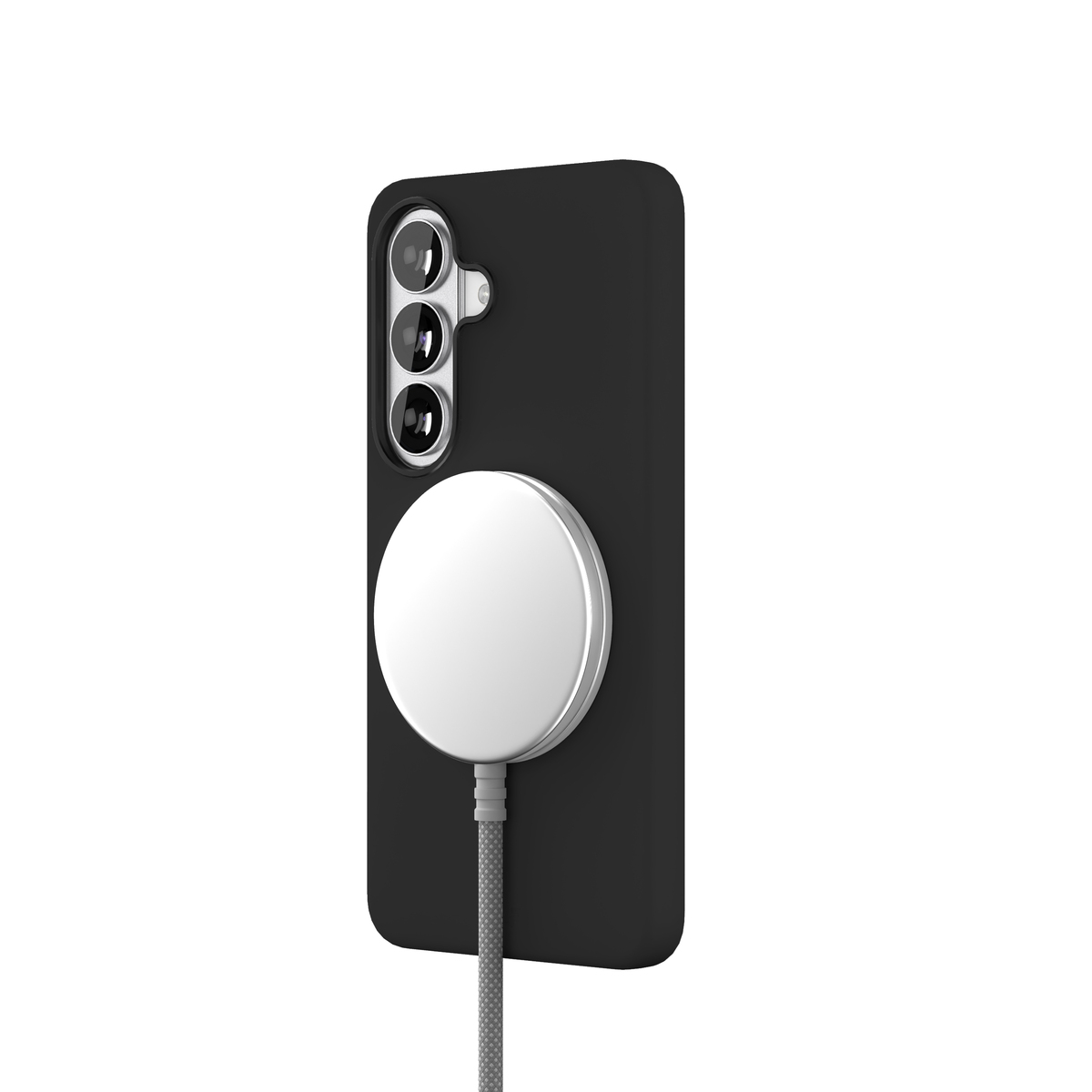 Чехол-накладка VLP Aster Pro Сase MagSafe для Samsung S26 (Цвет: Black)