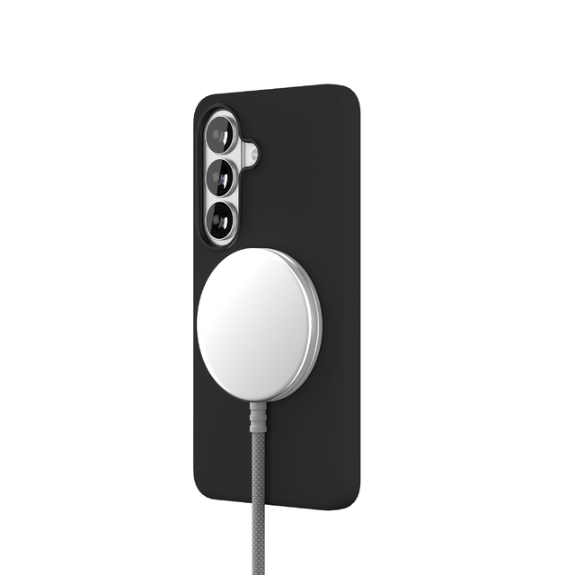 Чехол-накладка VLP Aster Pro Сase MagSafe для Samsung S26 (Цвет: Black)