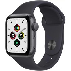 Умные часы Apple Watch SE (2022) 44mm Aluminum Case with Sport Band M/L (Цвет: Midnight)
