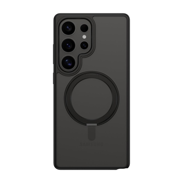 Чехол-накладка Devia Delight Series Magnetic ShockProof Case with Rotatable Bracket для смартфона Samsung Galaxy S25 Ultra (Цвет: Black)