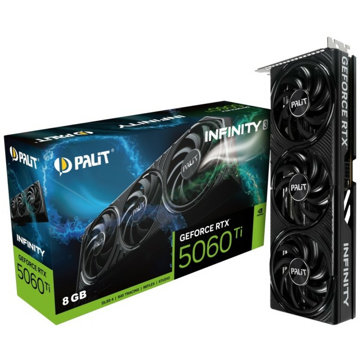 Видеокарта Palit GeForce RTX 5060 Ti Infinity 3 8G (NE7506T019P1-GB2062S)