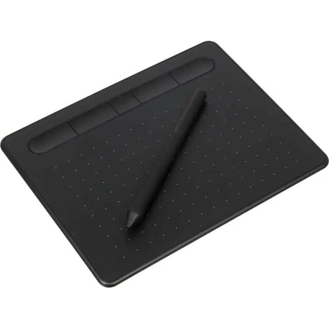 Графический планшет Wacom Intuos S CTL-4100WLK-N, черный