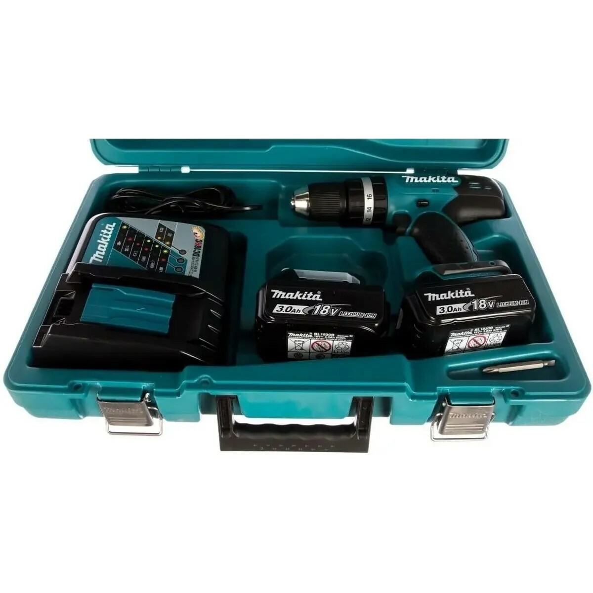 Дрель-шуруповерт Makita DHP453RFE (Цвет: Blue)