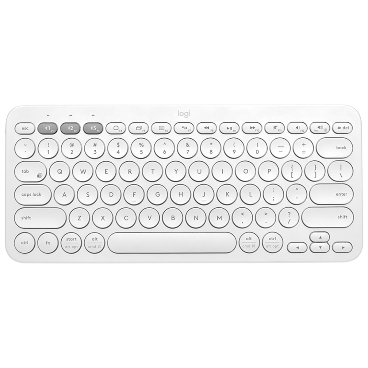 Клавиатура беспроводная Logitech K380 Multi-Device английская (Цвет: White)