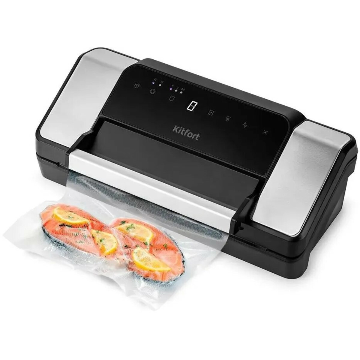 Вакуумный упаковщик Kitfort КТ-1532 (Цвет: Black/Silver)
