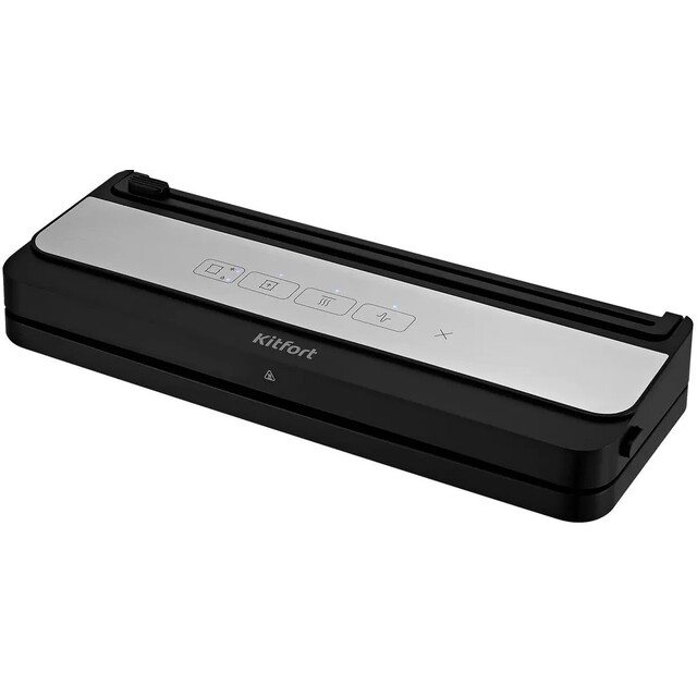 Вакуумный упаковщик Kitfort КТ-1533 (Цвет: Black / Silver) Вакуумный упаковщик Kitfort КТ-1533 (Цвет: Black / Silver)