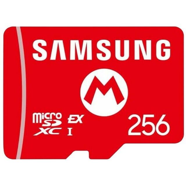 Карта памяти microSDXC Express Samsung For Nintendo Switch 2 NSW2SSDE256G 256Gb (Цвет: Red)