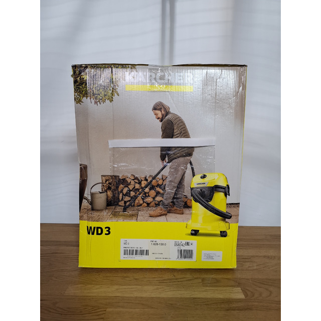 Строительный пылесос Karcher WD 3 V-17 / 4 / 20 (Цвет: Yellow)