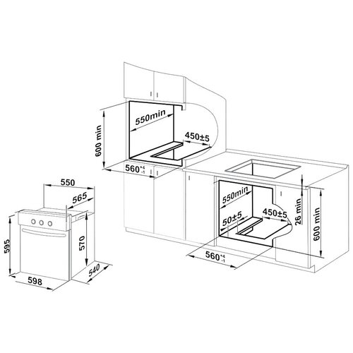 Газовый духовой шкаф gefest дгэ 601 02 н7