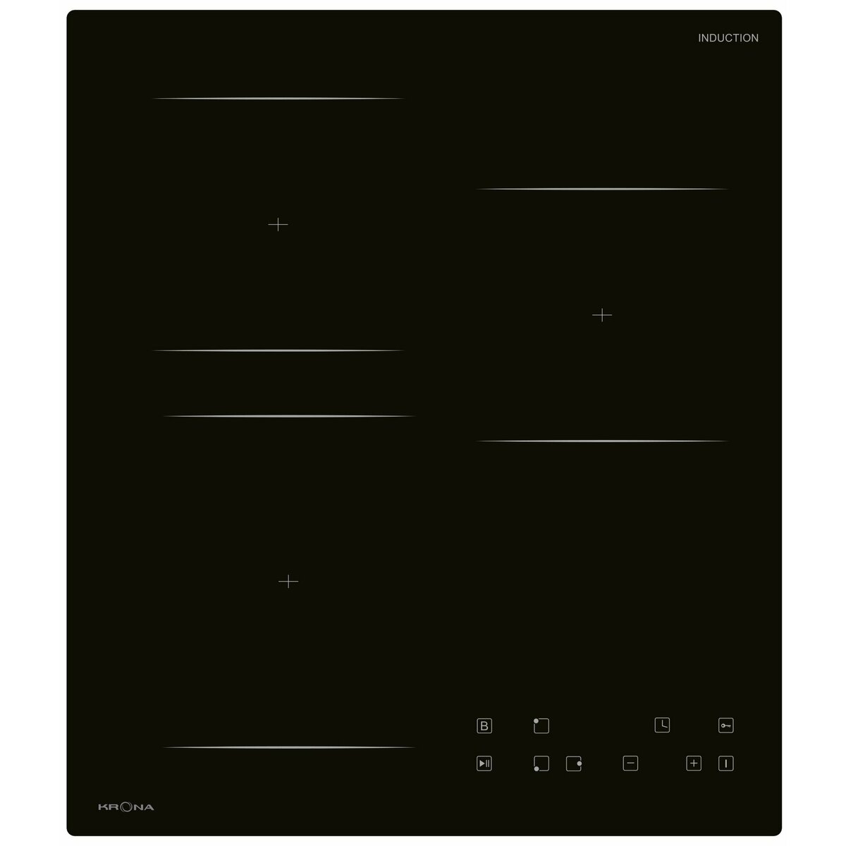 Варочная панель Krona REMO 45 BL (Цвет: Black)