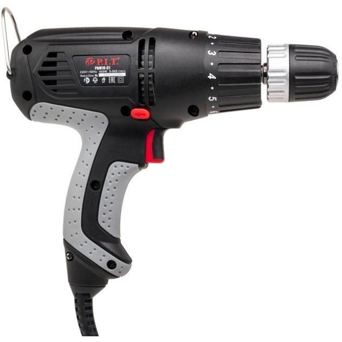 Дрель-шуруповерт P.I.T. PBM10-C, черный