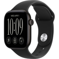 Умные часы Apple Watch Series 12 42mm Aluminium Case with Sport Band S/M (Цвет: Black/Black)