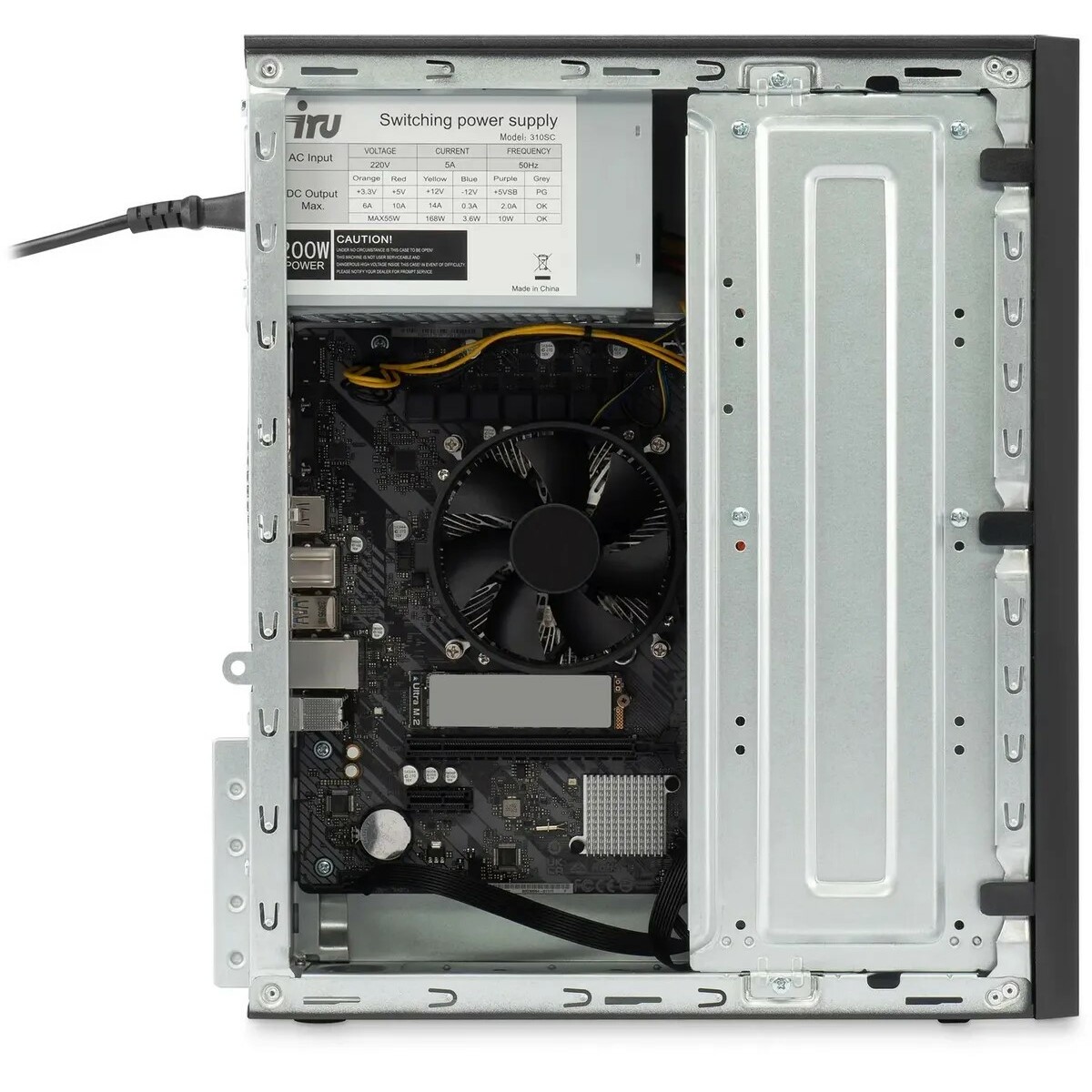 ПК IRU 310SC (Core i3 12100 3.3Ghz / 8Gb DDR4 / SSD256Gb / Intel UHD Graphics 730 / Windows 11 Pro / black)