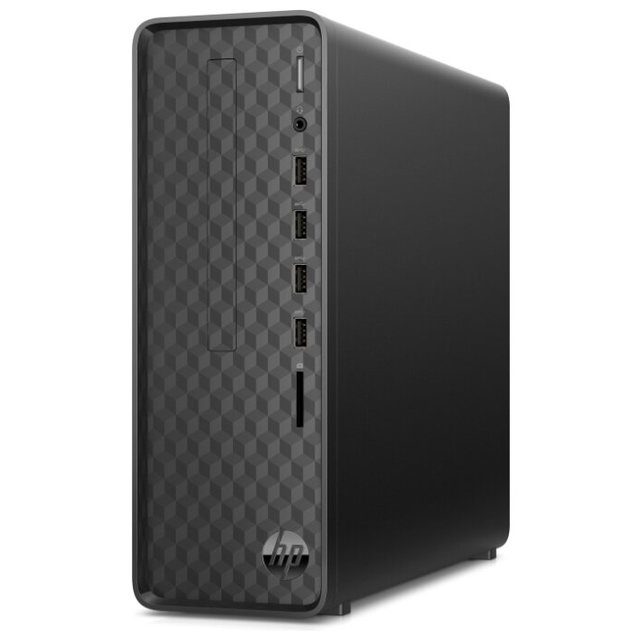 ПК HP Slimline S01-aF0002ur Ath 3050U (2.3) / 4Gb / SSD128Gb / RGr / Free DOS 3.0 / GbitEth / WiFi / BT / 65W / черный