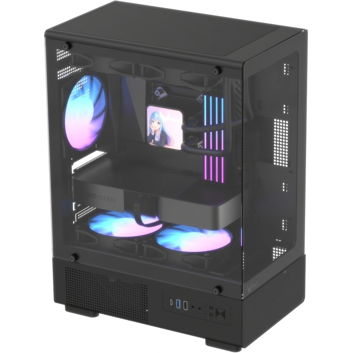 Корпус Formula Crystal Z1CM Plus AR v2, черный