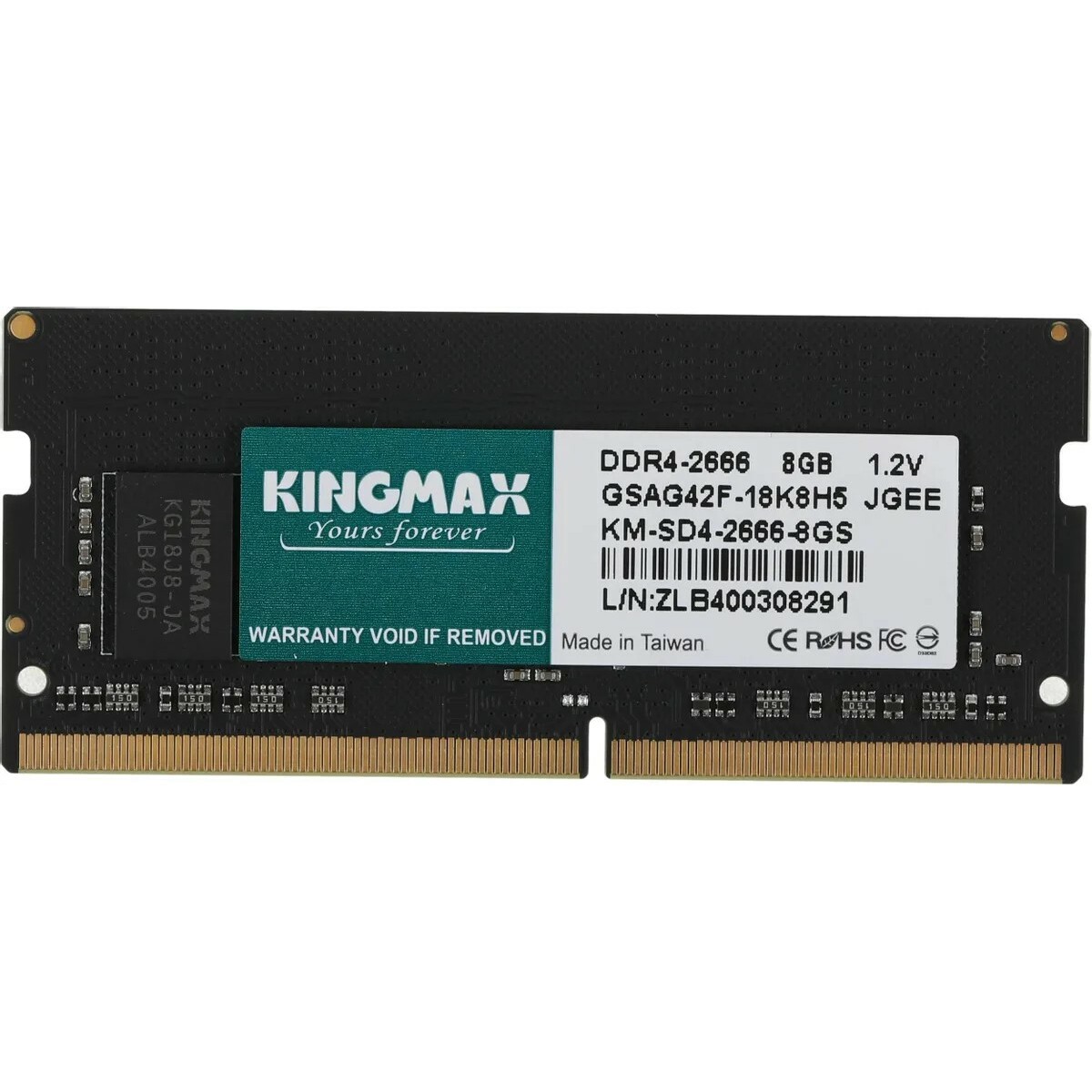 Память DDR4 8Gb 2666MHz Kingmax KM-SD4-2666-8GS