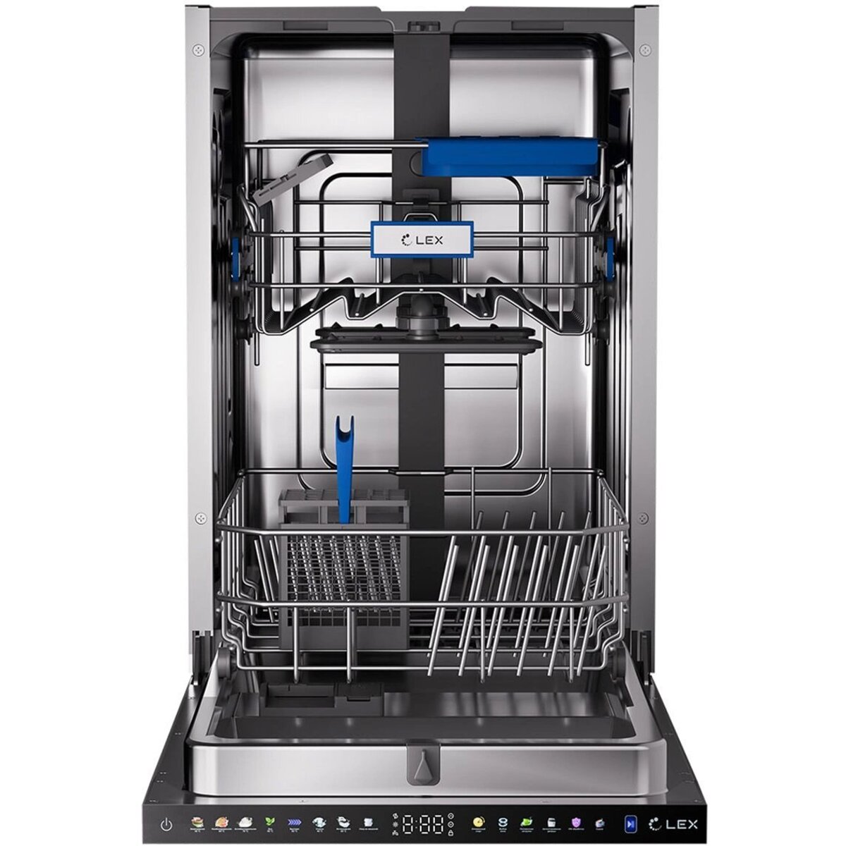 Посудомоечная машина встраив. Lex PM 4583В color Lux (Цвет: Inox)