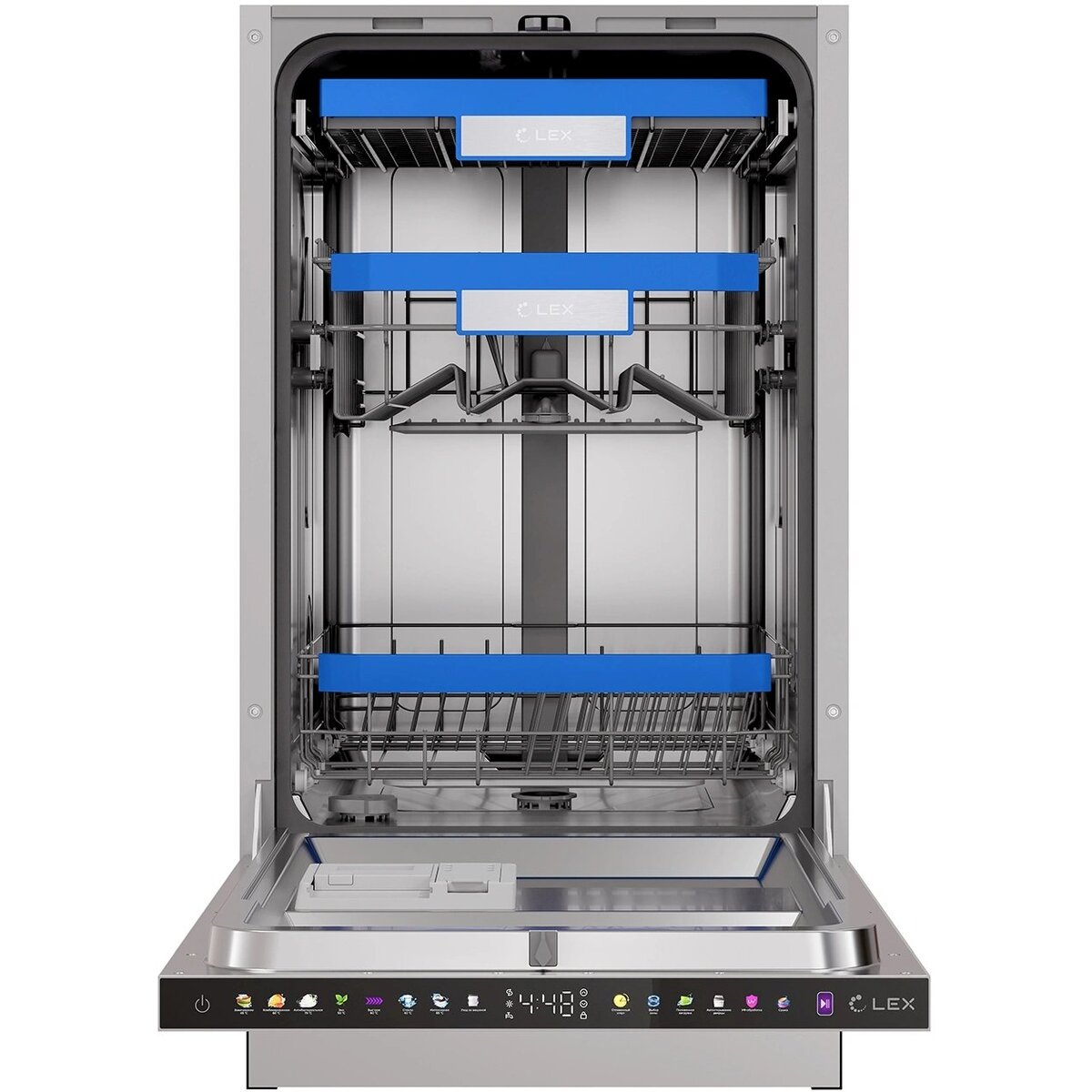 Посудомоечная машина встраив. Lex PM 4583В N color Lux (Цвет: Inox)