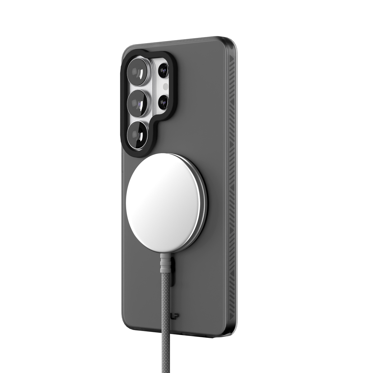 Чехол-накладка VLP Moon Case MagSafe для Samsung Galaxy S26 Ultra (Цвет: Black)