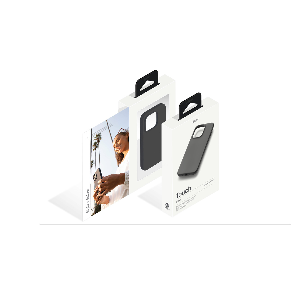 Чехол-накладка uBear Touch Case для смартфона Apple iPhone 14 Pro Max (Цвет: Black)